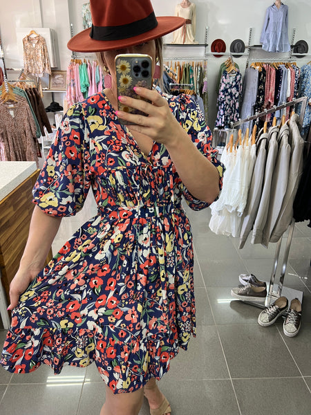 Carnation French Dress